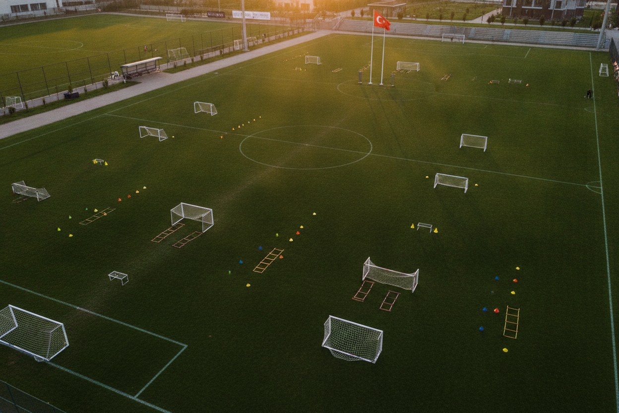 Beyaz Yıldız Futbol Akademisi antrenman sahası